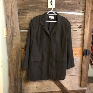 Vintage Addition Elle Plus Size 22w Black Blazer